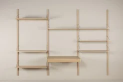 Hyllekombinasjon 4 natur - 220x304 cm
