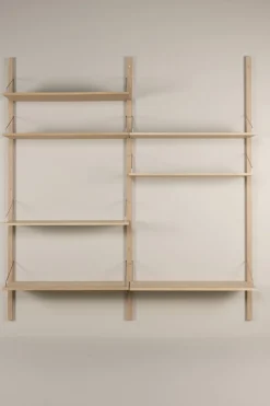 Hyllekombinasjon 6 natur - 220x204 cm