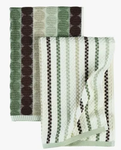 Kjøkkenhåndkle 2pk grønn - 45x70 cm