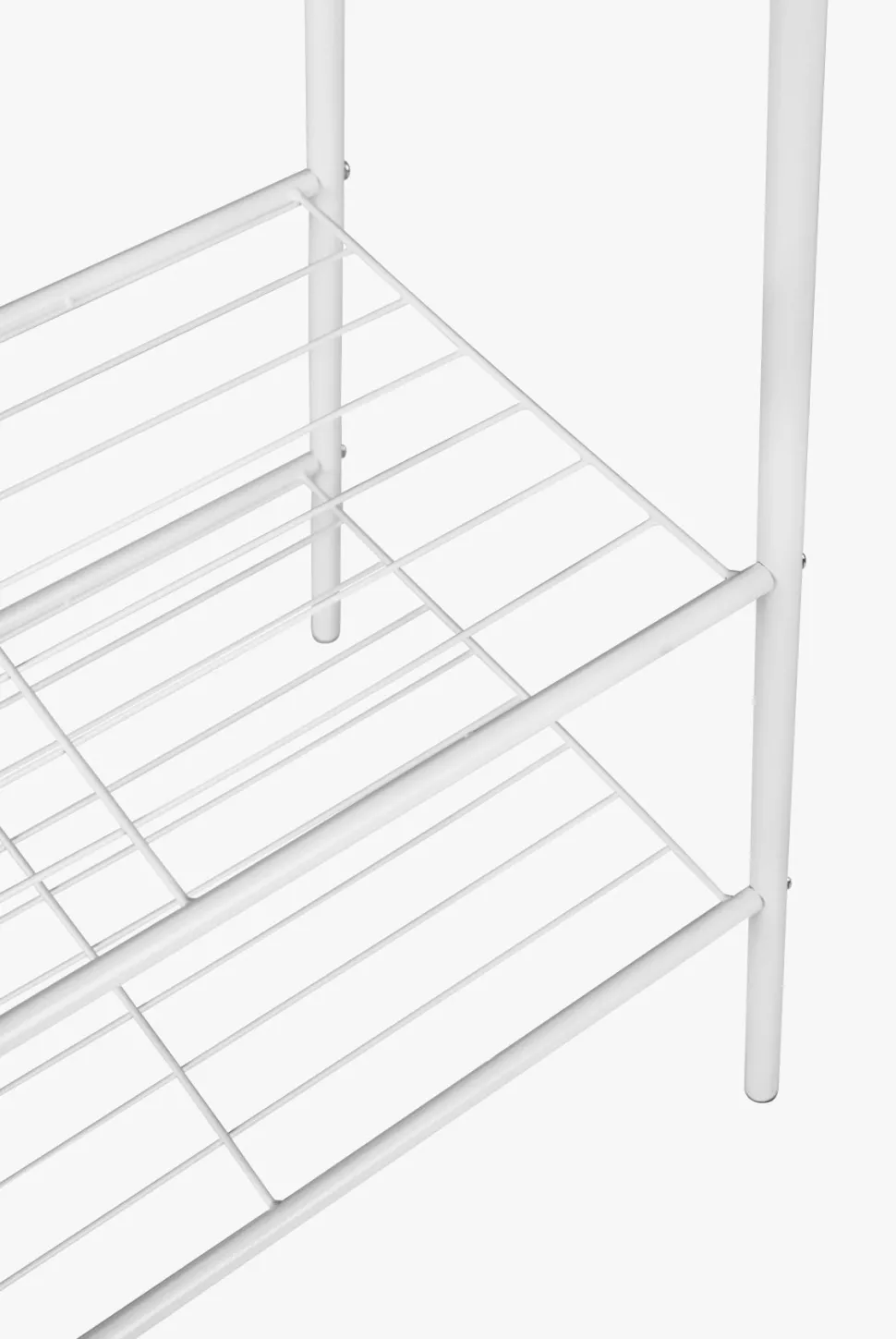 Klesstativ hvit - 60x45x152 cm