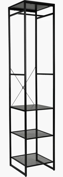 Klesstativ svart - 44x46,5x215 cm