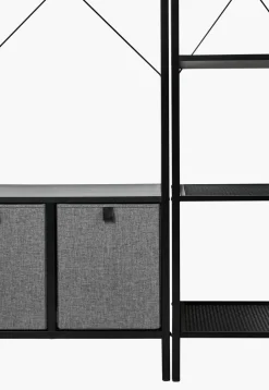 Klesstativ svart - 44x46,5x215 cm