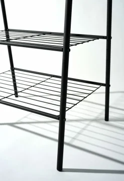 Klesstativ svart - 60x45x152 cm