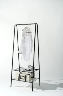 Klesstativ svart - 60x45x152 cm