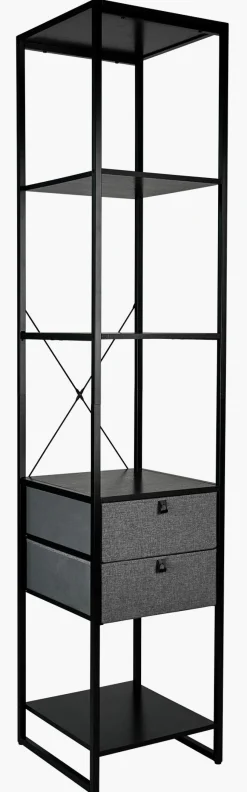 Klesstativ svart - 44x46,5x215 cm