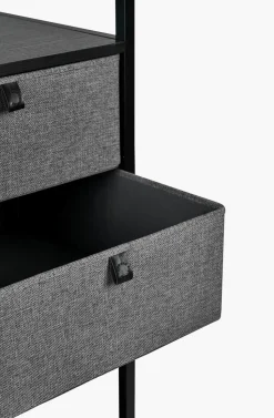 Klesstativ svart - 44x46,5x215 cm