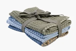 Klut 3 pk gråblå - 25x25 cm