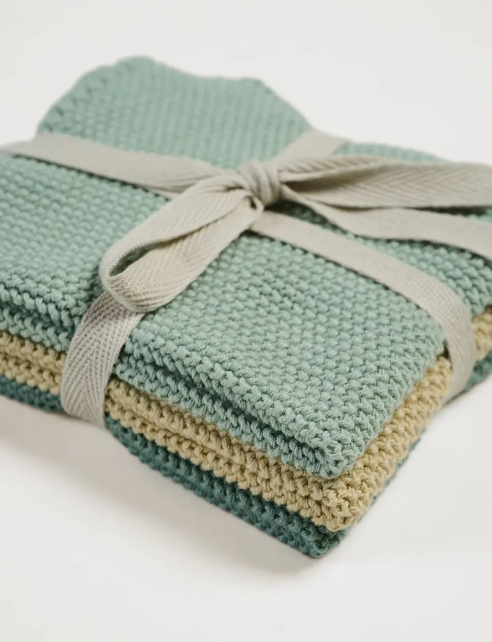 Klut 3 pk grønn - 26x26 cm