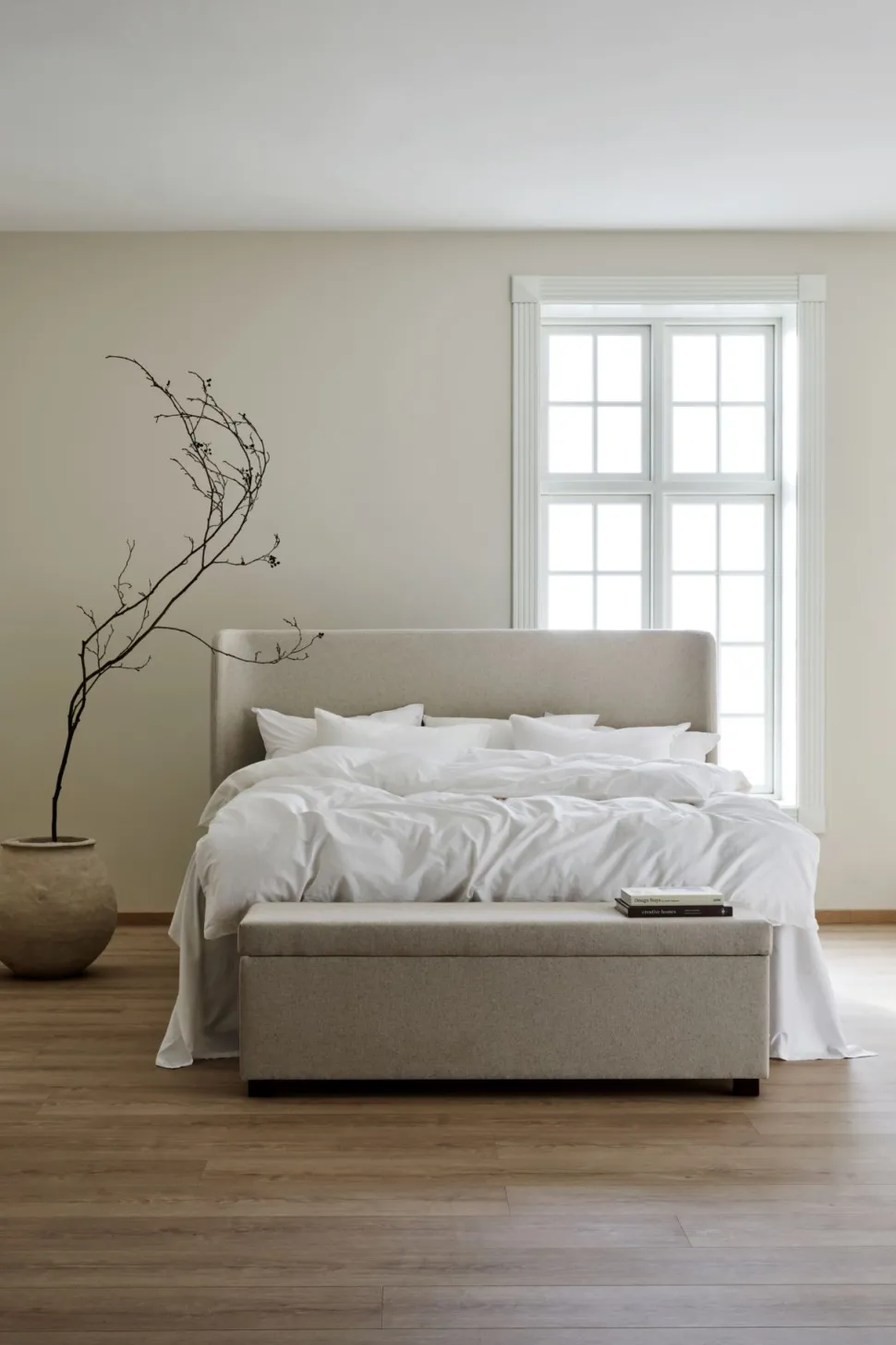 Kontinentalseng medium komfort natur - 150x200 cm