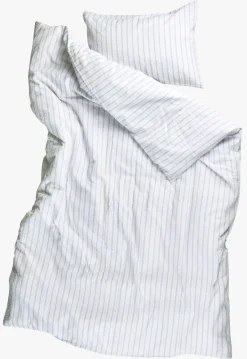 Krepp sengesett lys blå - 140x200 cm