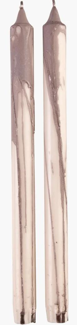 Kronelys beige - 30 cm