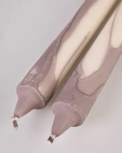 Kronelys beige - 30 cm