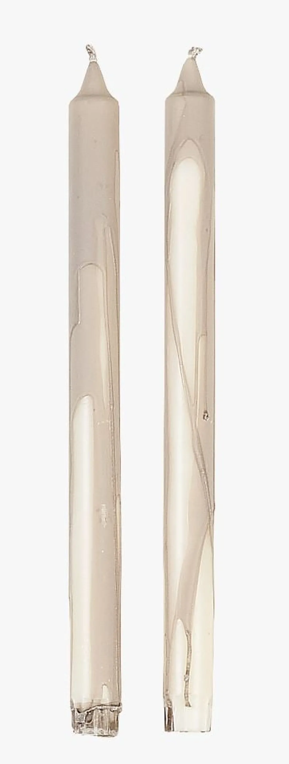 Kronelys beige - 30 cm