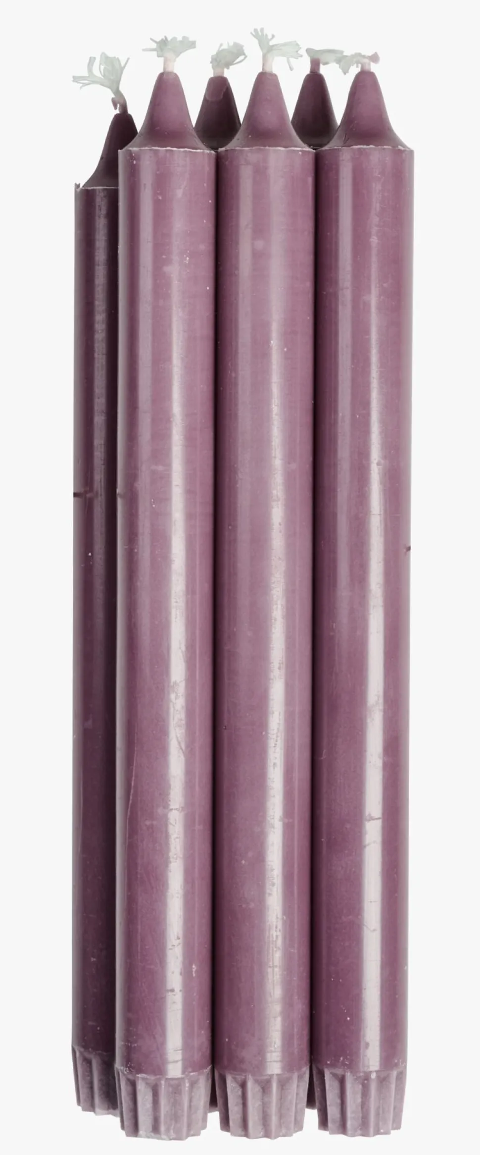 Kronelys mørk lilla - 24 cm