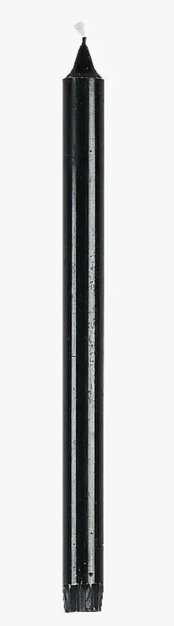 Kronelys svart - 29 cm