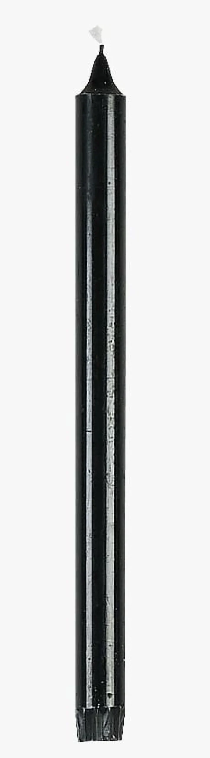 Kronelys svart - 29 cm