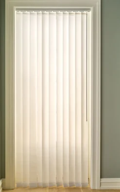 Lamellskinne hvit - 100 cm
