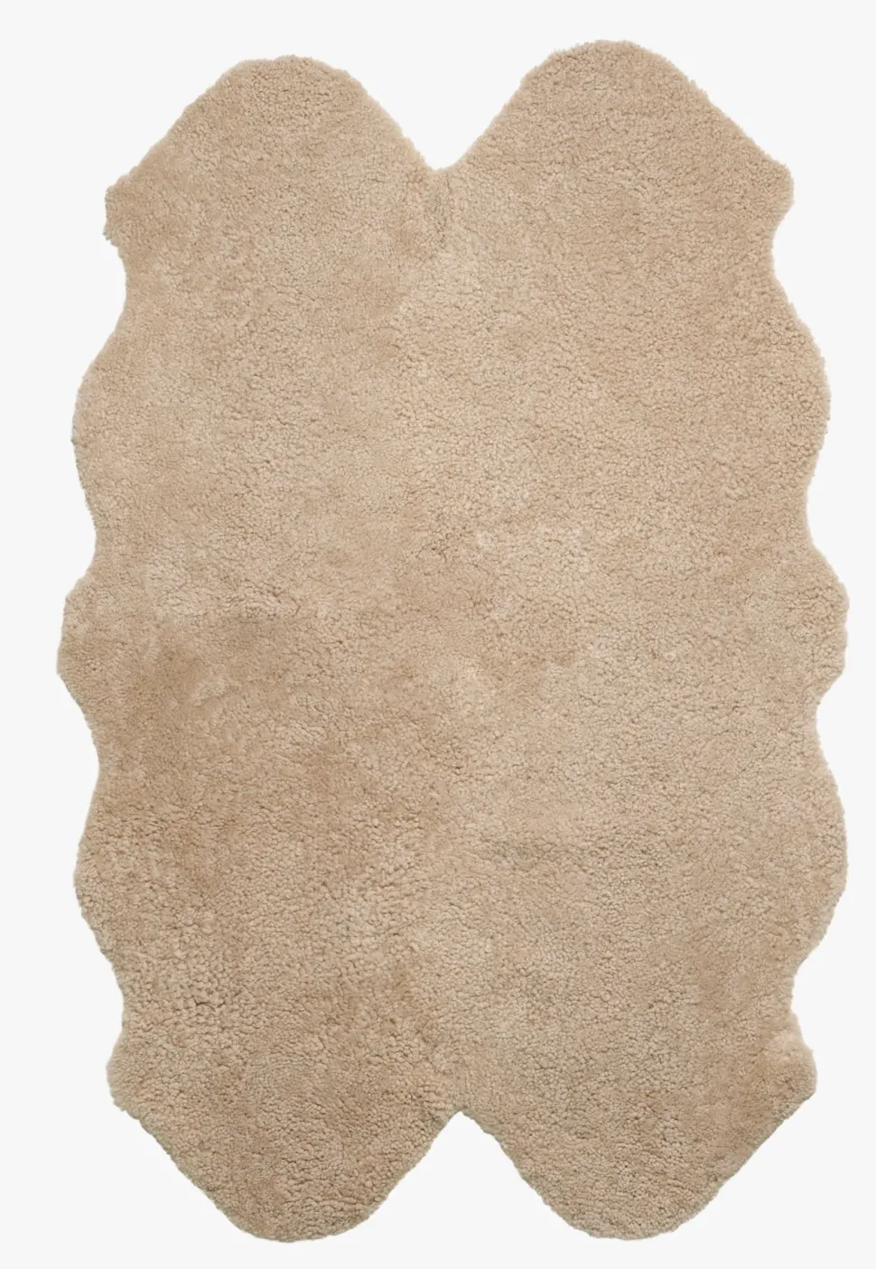Lammeskinn beige - 100x160 cm