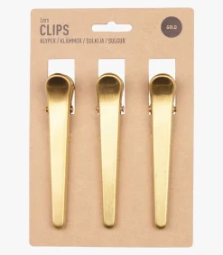 Lang klype 3 pk gull - 11,5x2,3 cm