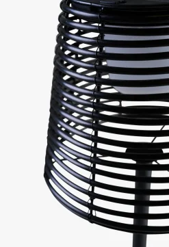 Led gulvlampe svart - 20x20x122 cm