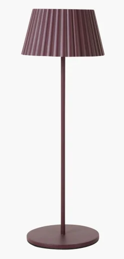 Led lampe burgunder - 37,5 cm ø13,5