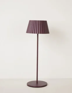 Led lampe burgunder - 37,5 cm ø13,5