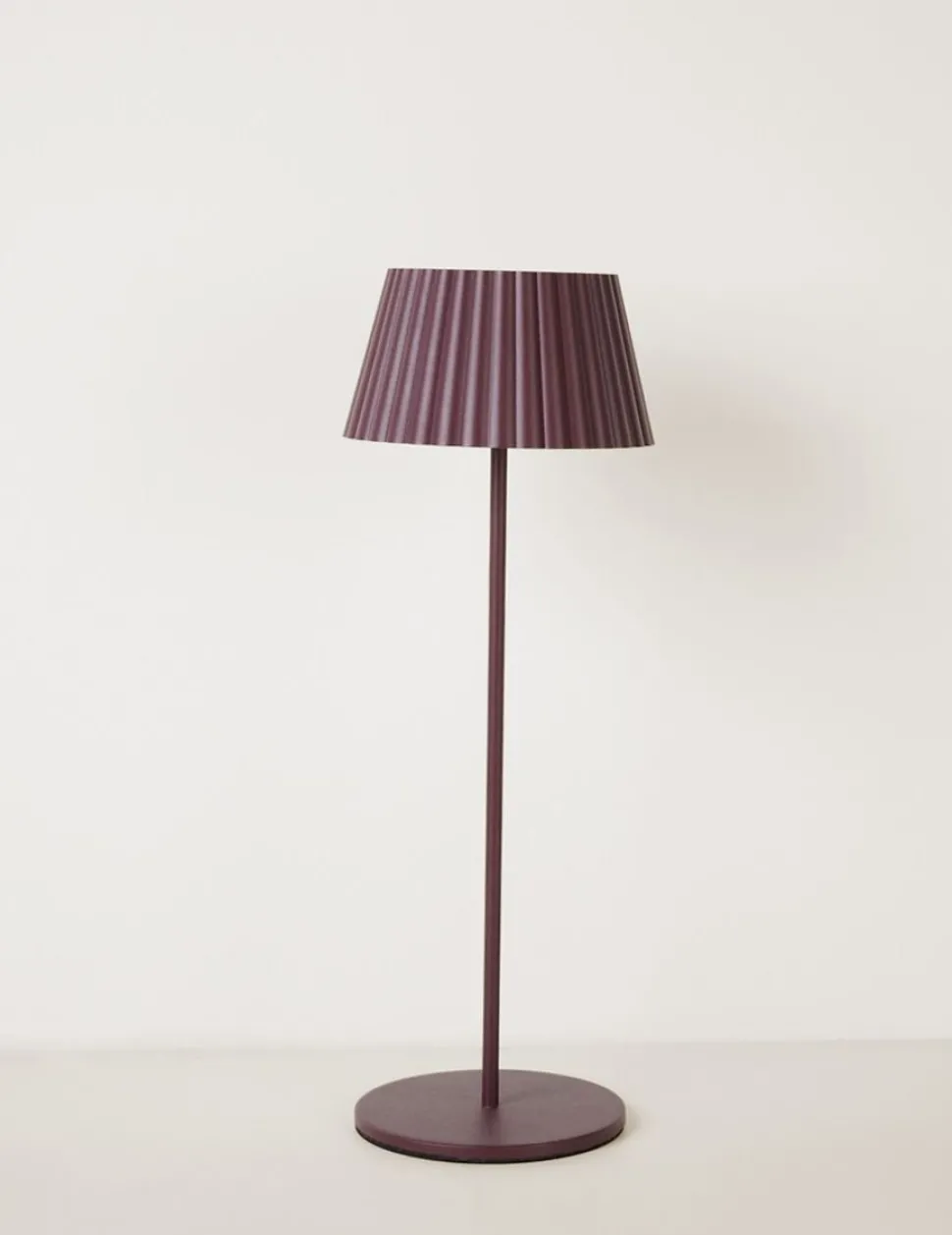 Led lampe burgunder - 37,5 cm ø13,5