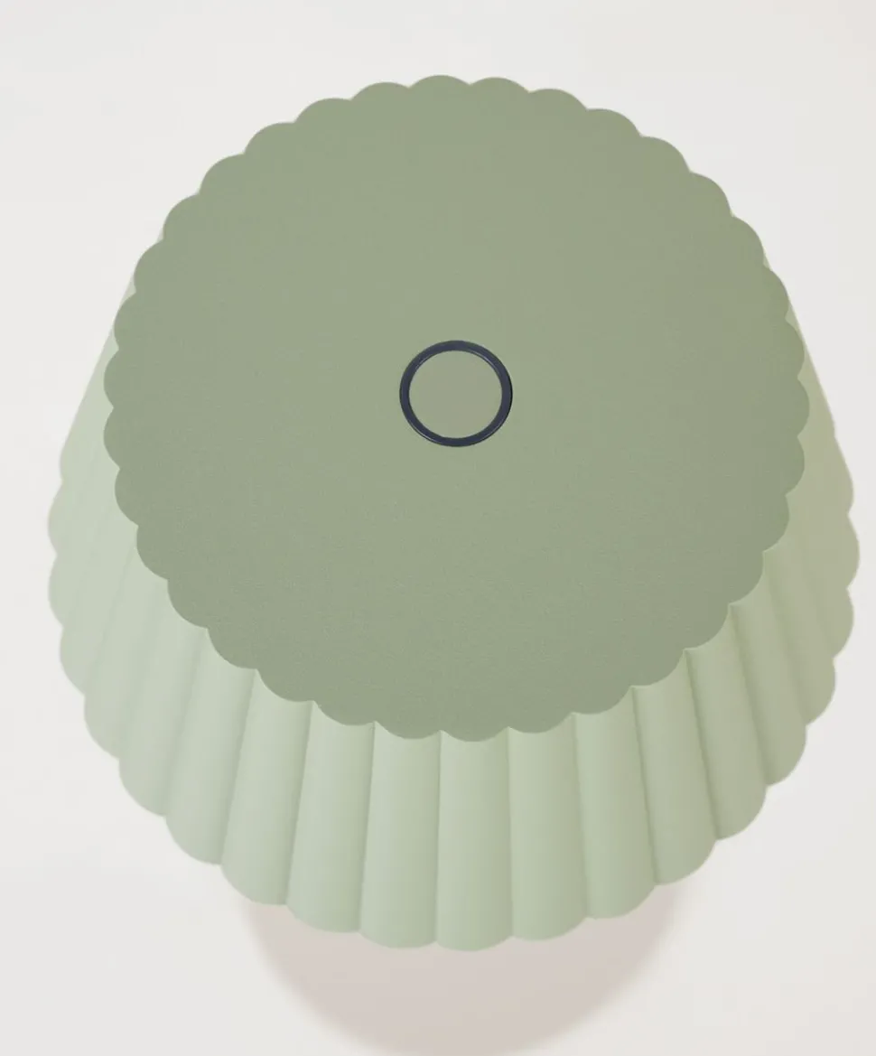 Led lampe lindegrønn - 37,5 cm ø13,5