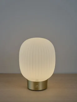 Led lampe messing - 20 cm ø14,2