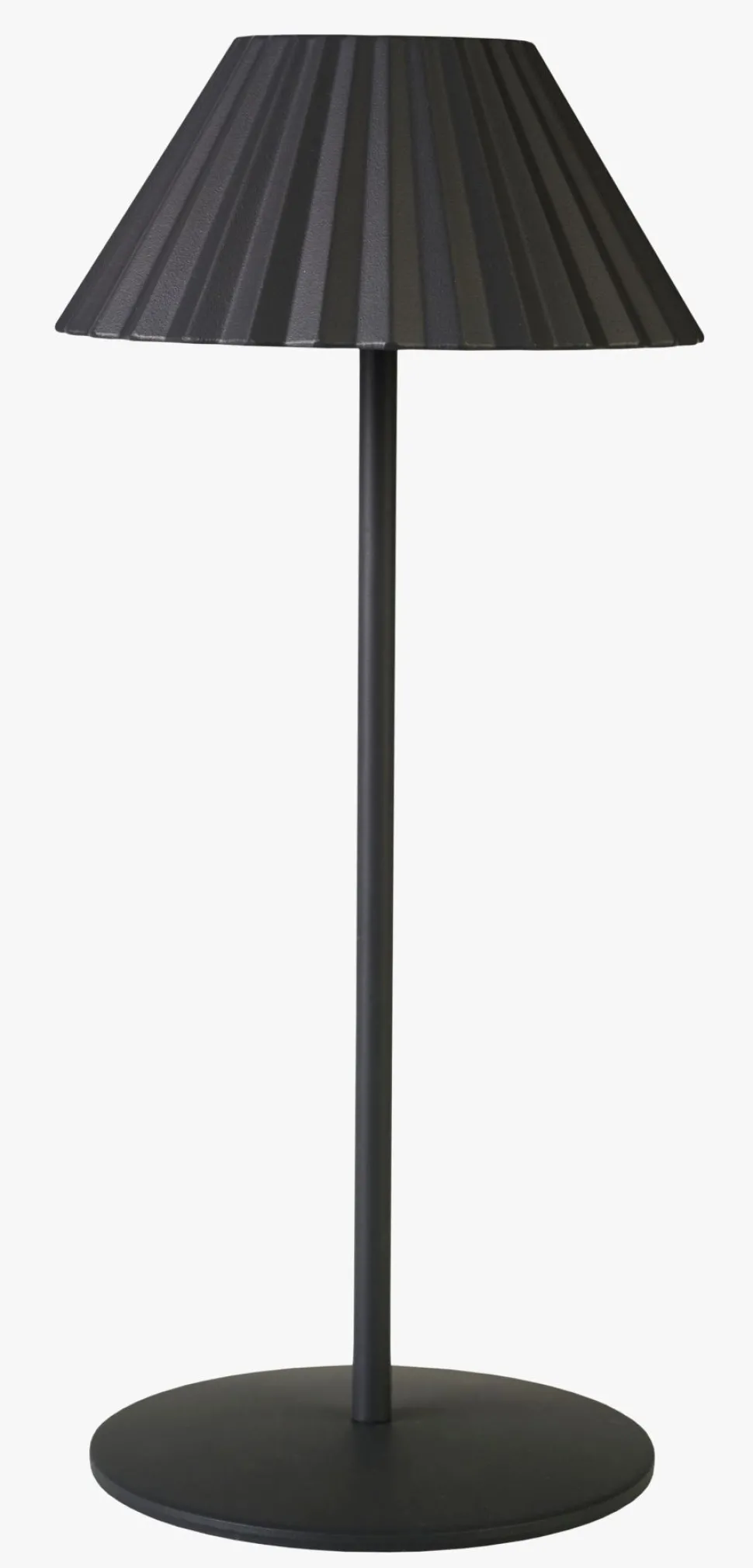 Led lampe mørk grå - 12,8x12,8x30 cm