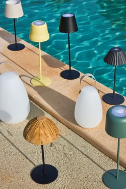 Led lampe natur - 13,5x13,5x35 cm
