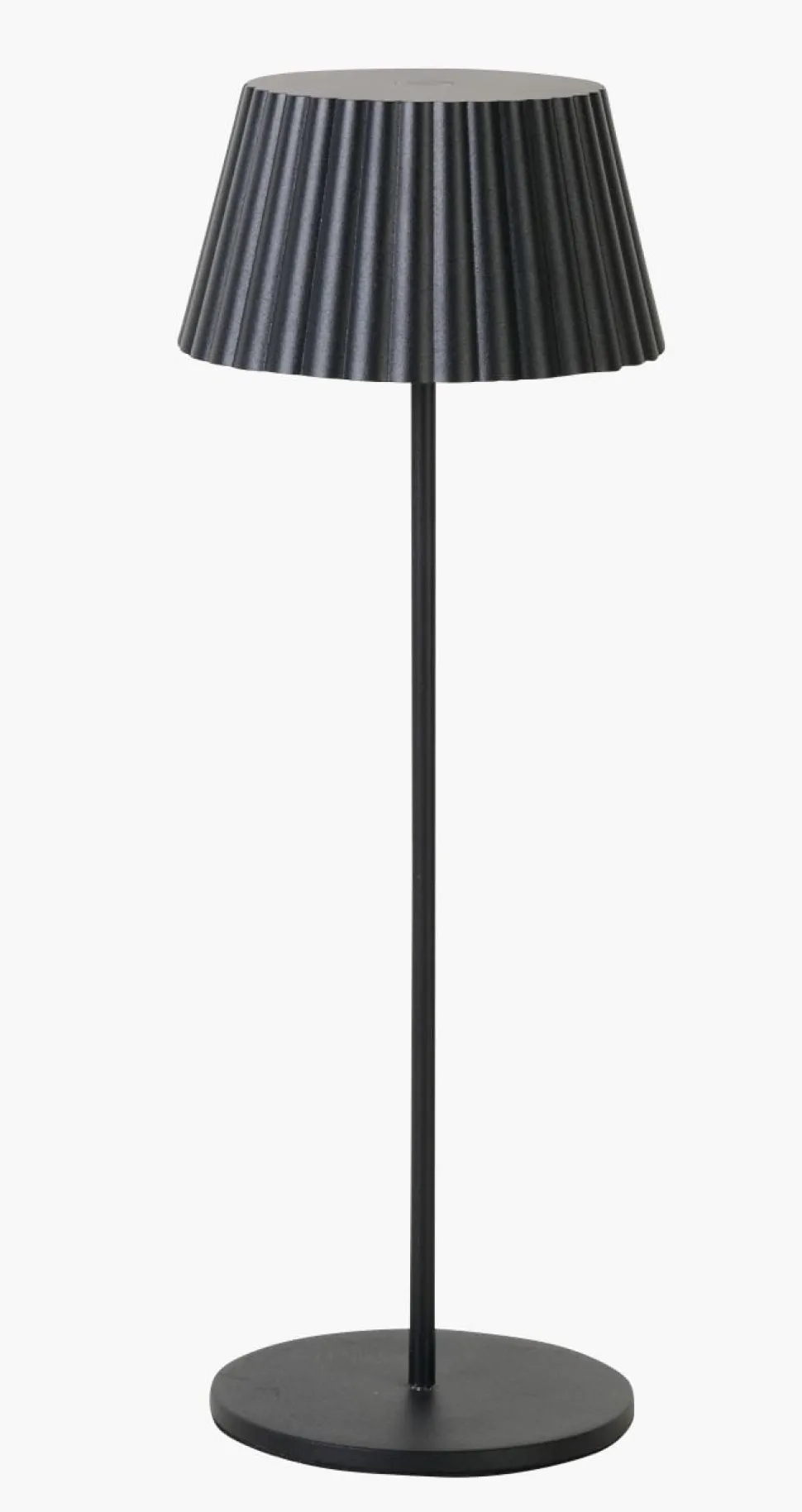 Led lampe svart - 37,5 cm ø13,5