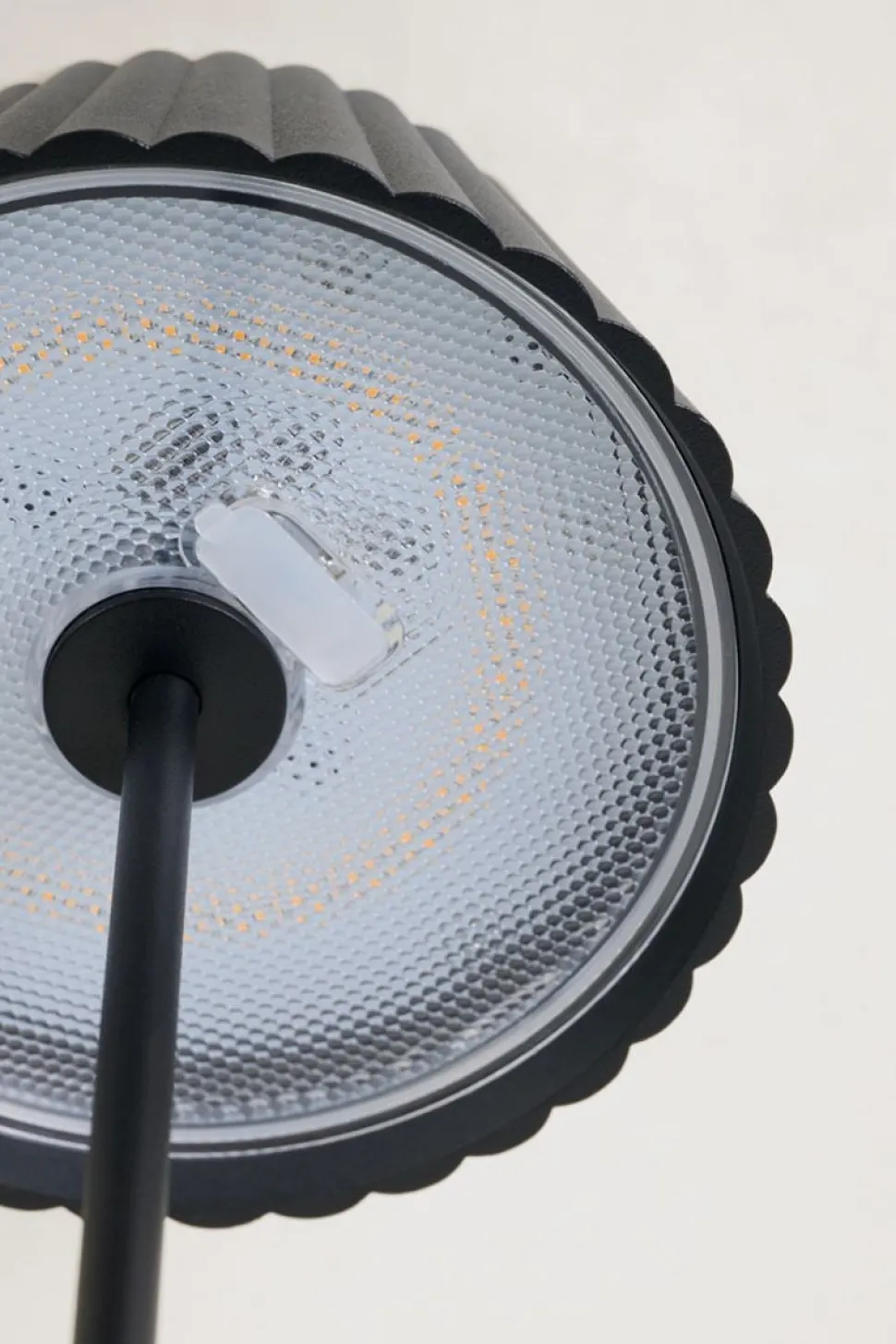 Led lampe svart - 37,5 cm ø13,5