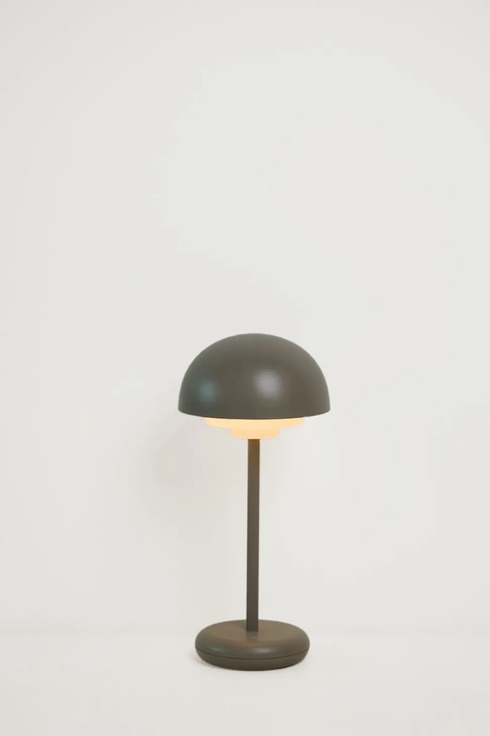 Led lampe taupe - 28,2 cm ø13,7