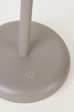 Led lampe taupe - 28,2 cm ø13,7
