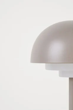 Led lampe taupe - 28,2 cm ø13,7