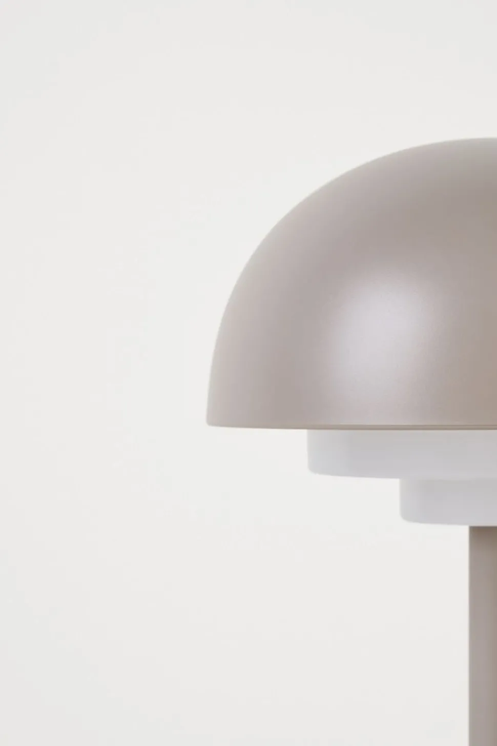 Led lampe taupe - 28,2 cm ø13,7