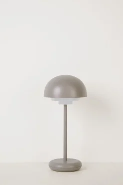 Led lampe taupe - 28,2 cm ø13,7