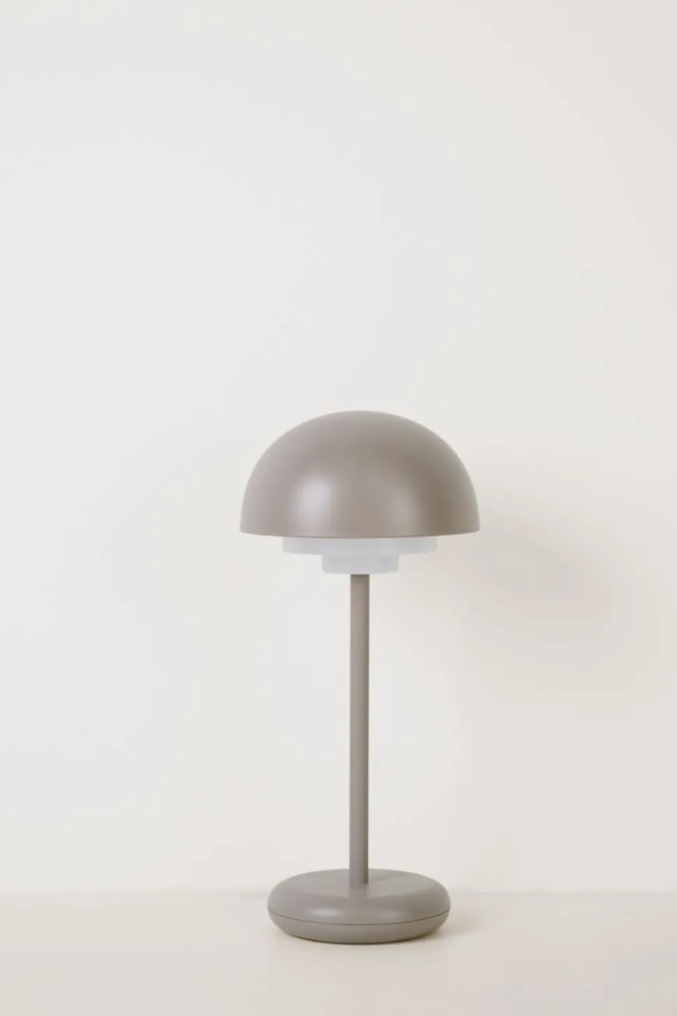 Led lampe taupe - 28,2 cm ø13,7
