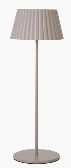 Led lampe taupe - 37,5 cm ø13,5