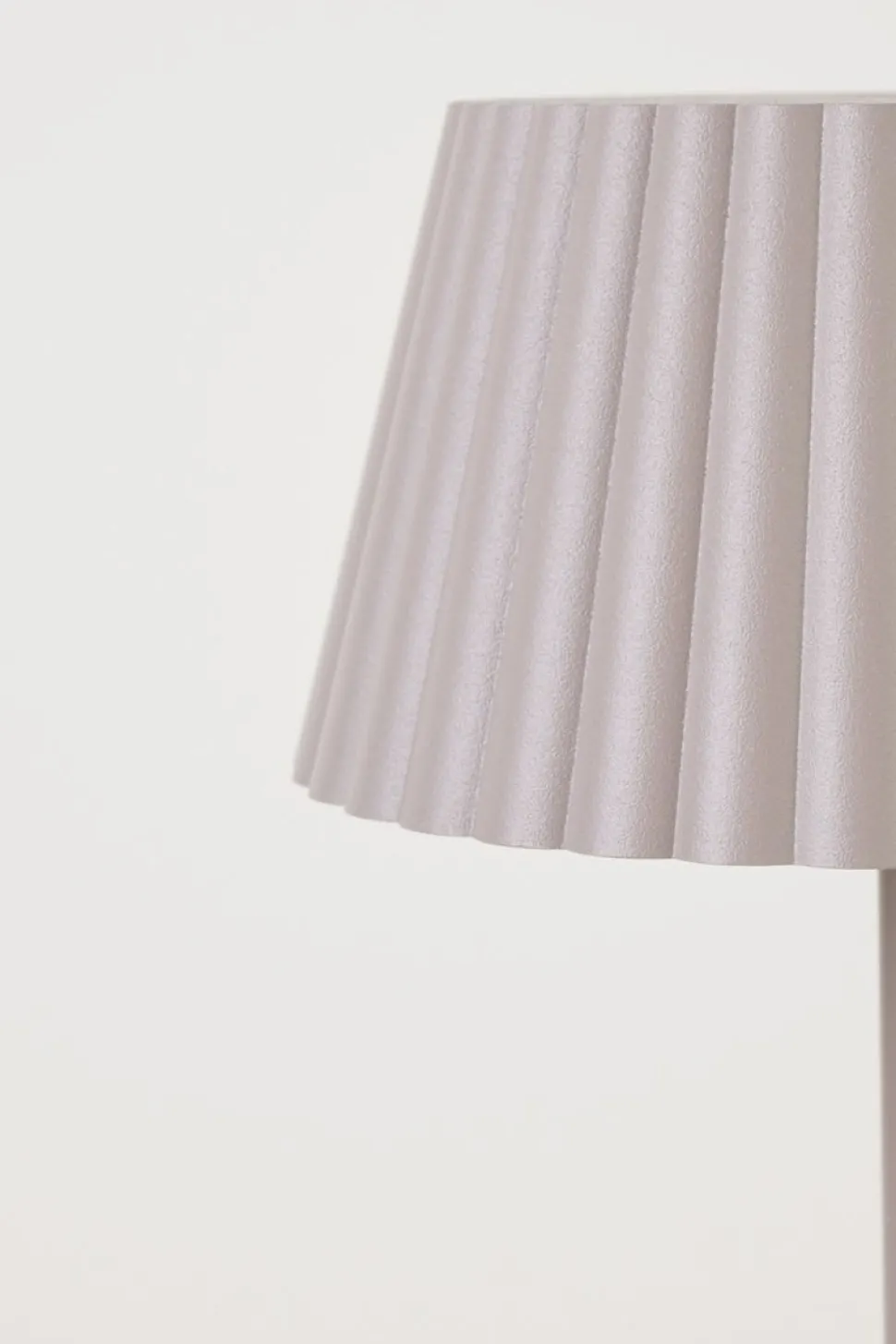 Led lampe taupe - 37,5 cm ø13,5