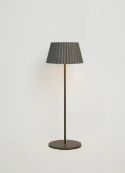 Led lampe taupe - 37,5 cm ø13,5