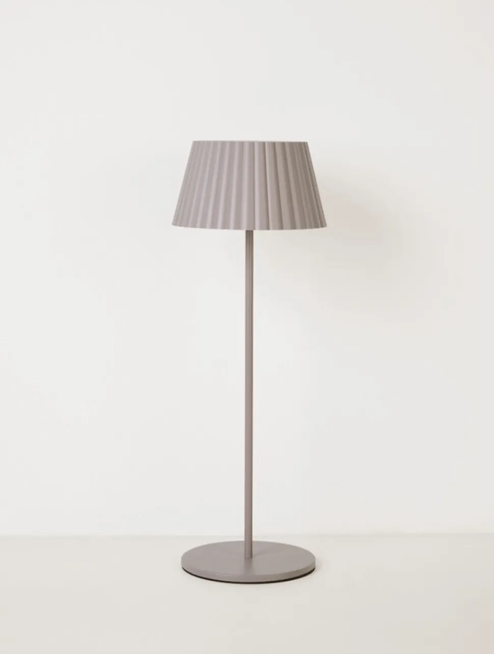 Led lampe taupe - 37,5 cm ø13,5