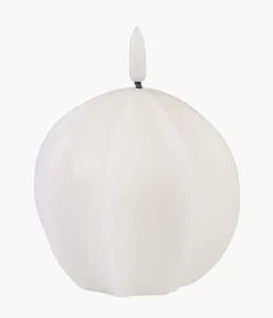 Led lys hvit - 9,5x9,5x12,5 cm