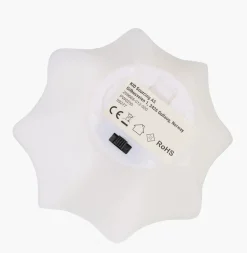 Led lys hvit - 9,5x9,5x12,5 cm