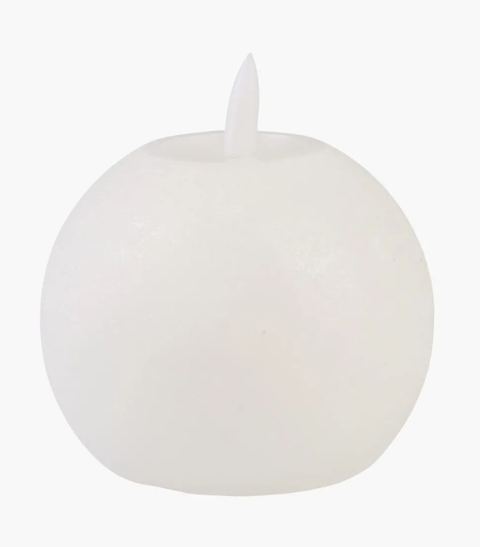 Led lys hvit - 10x10x8,5 cm