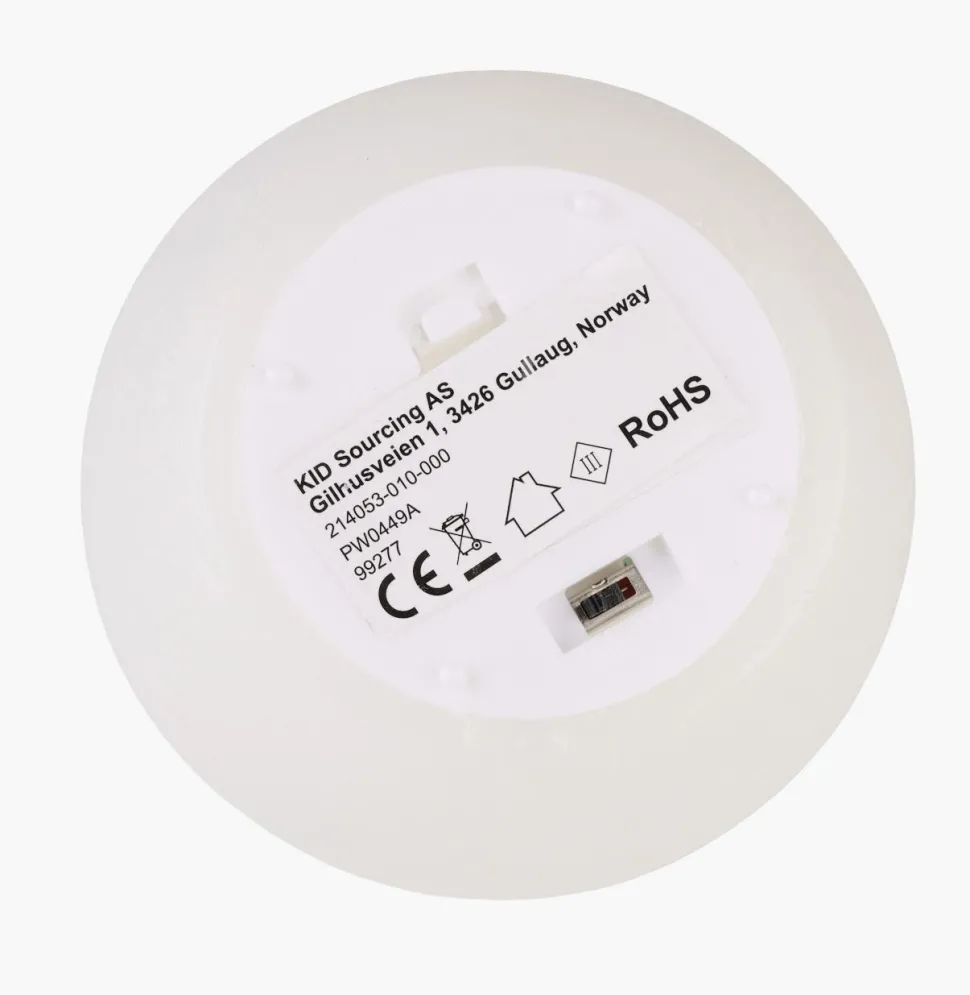 Led lys hvit - 10x10x8,5 cm
