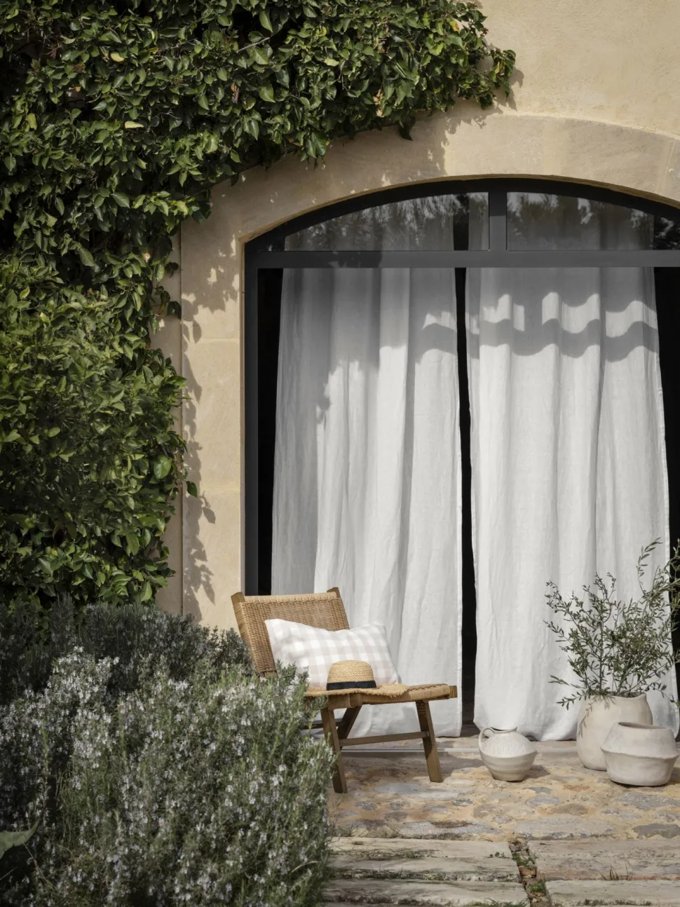 Lingardin hvit - 140x250 cm