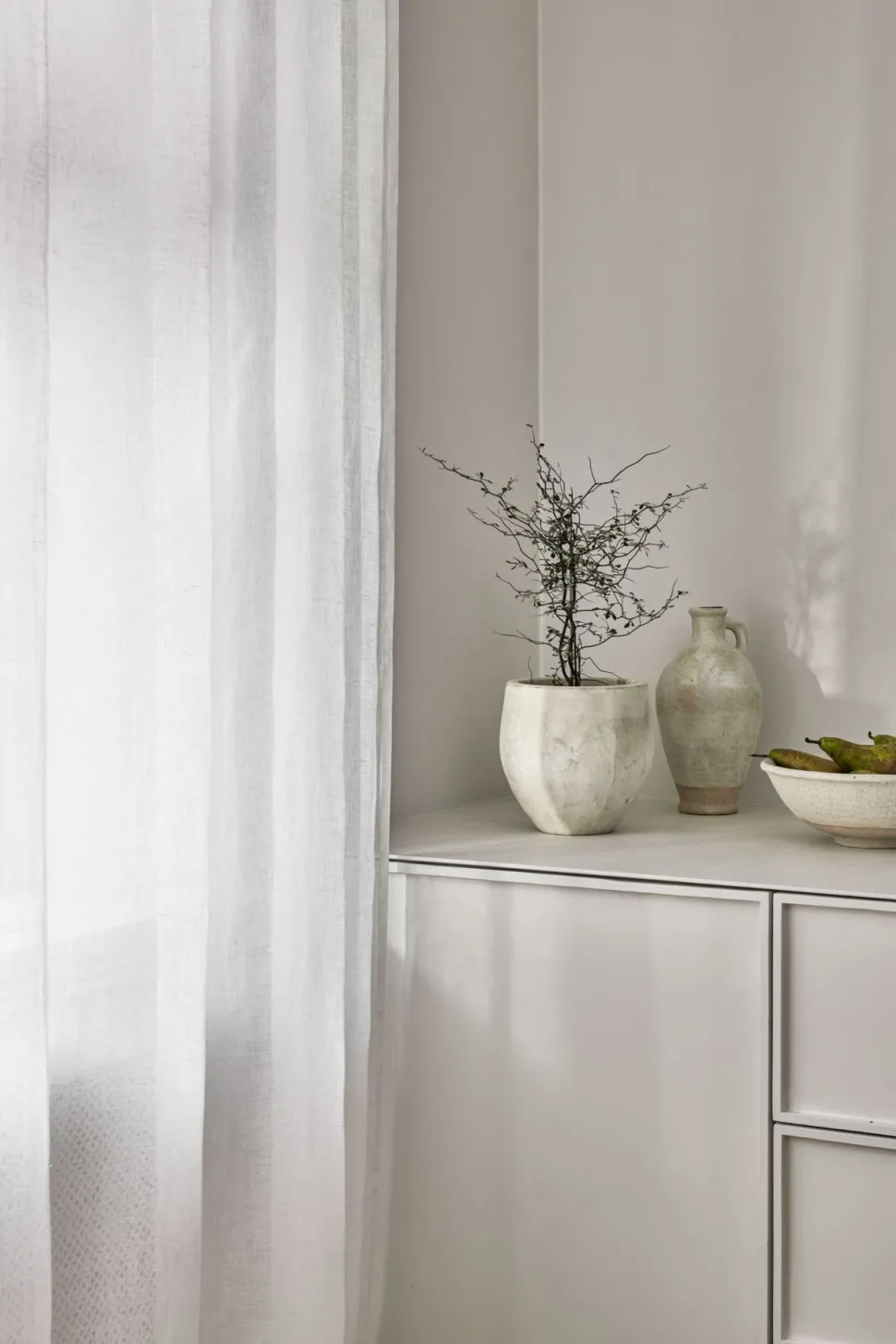 Lingardin hvit - 140x250 cm