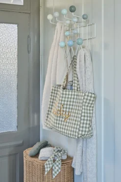 Liten tote bag olivengrønn - 33x43 cm